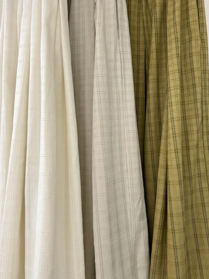 立體格仔暗紋半裙