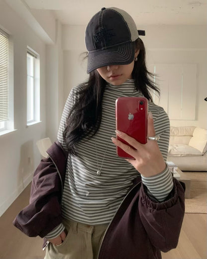 🍡softy stripe top