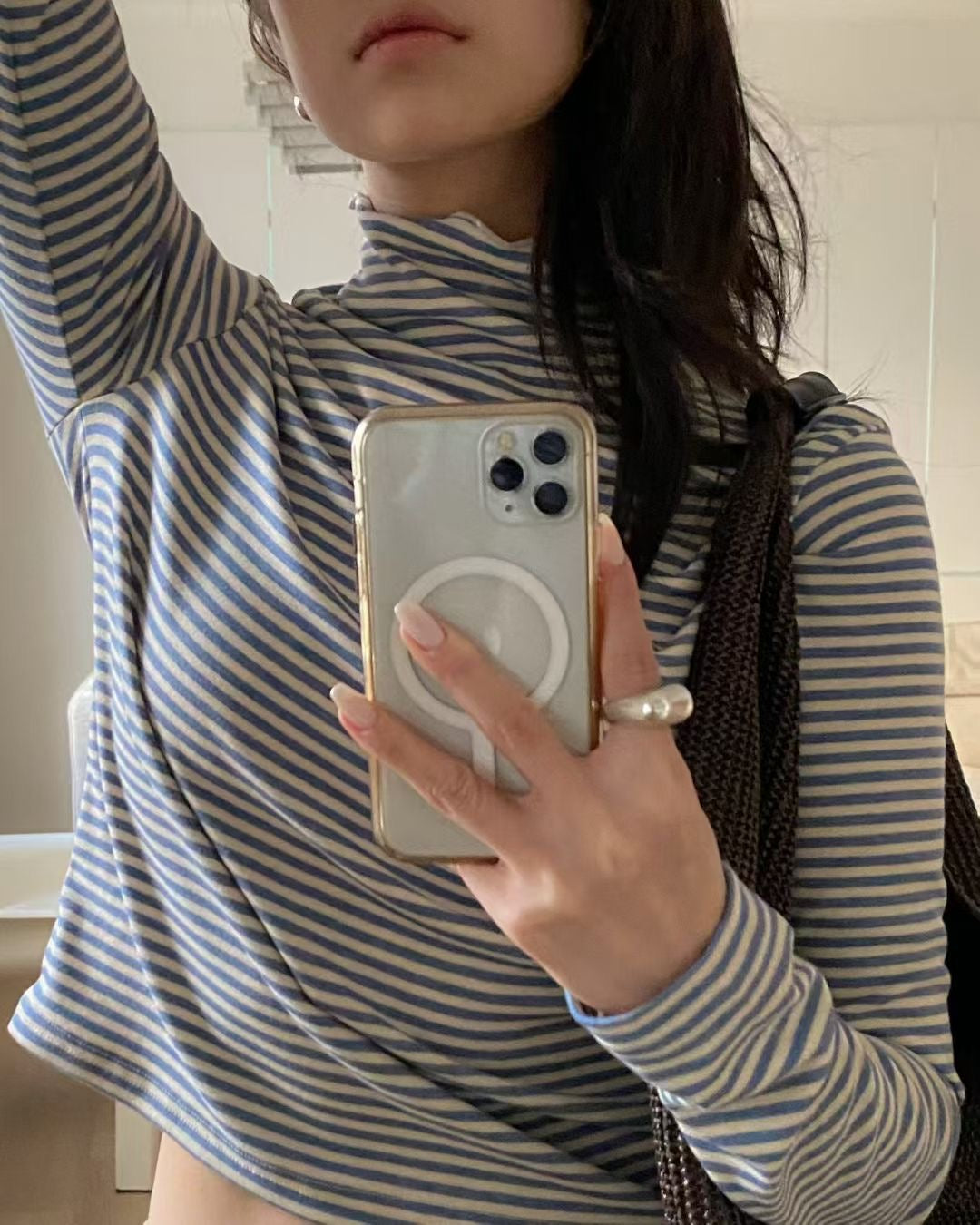 🍡softy stripe top