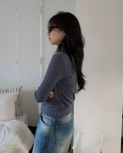 🍡softy stripe top