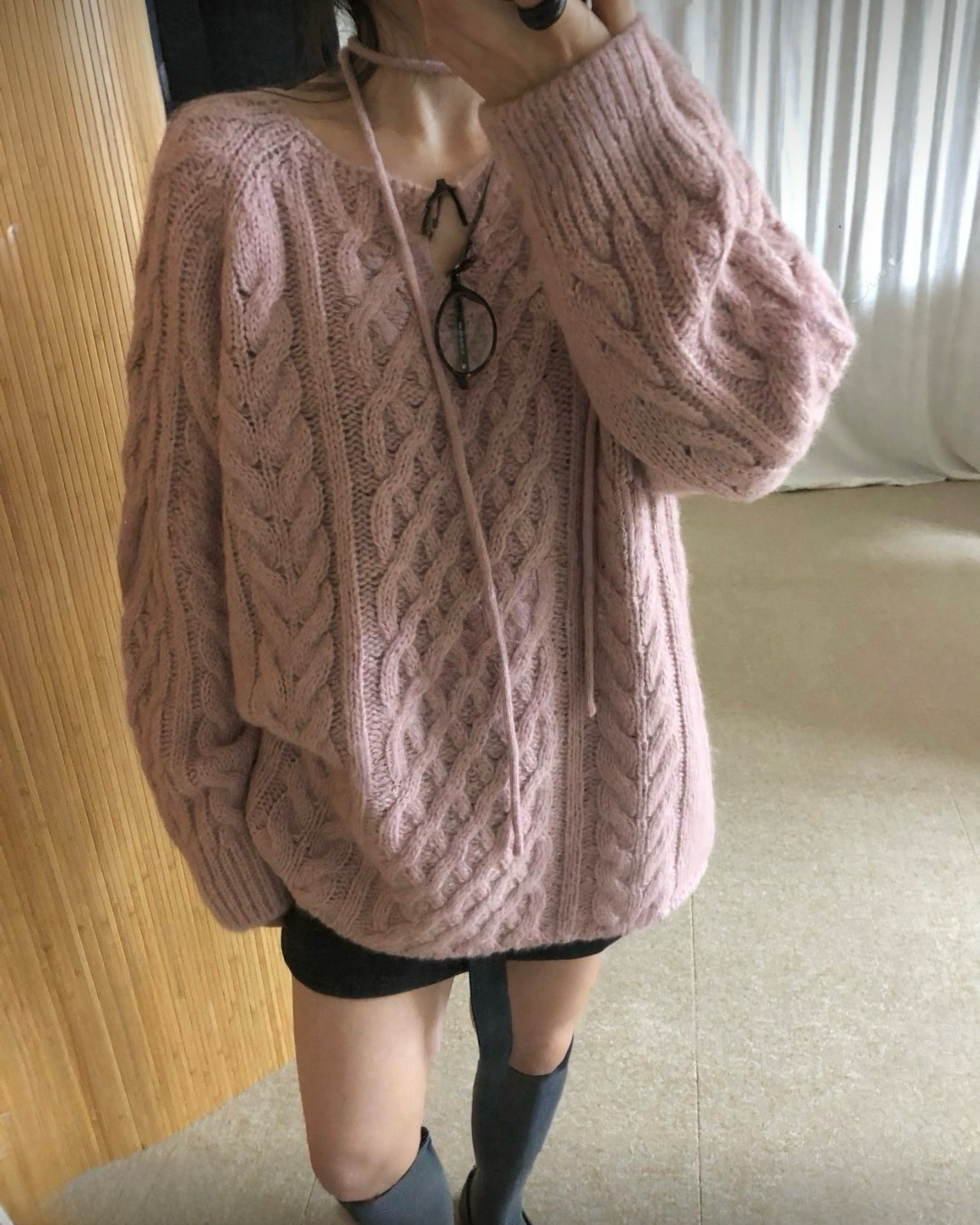 Tina sweater(With belt)