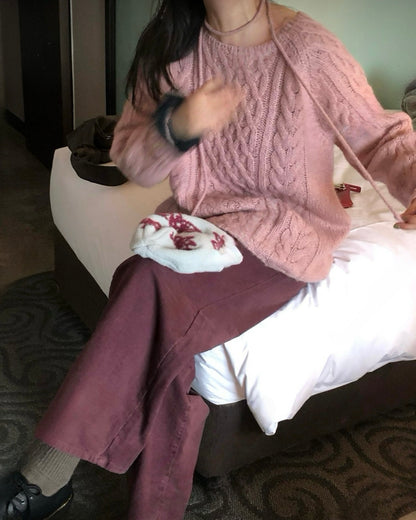 Tina sweater(With belt)