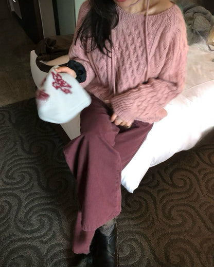 Tina sweater(With belt)