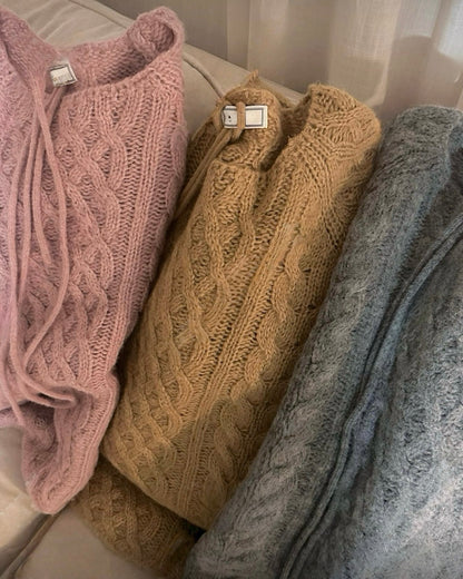 Tina sweater(With belt)