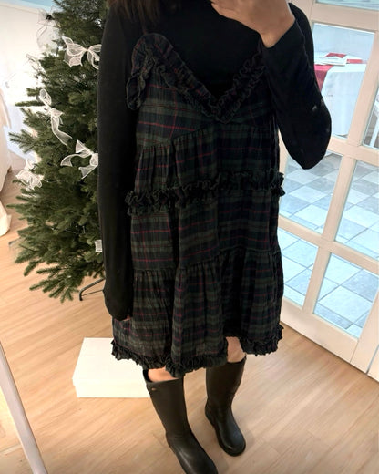 🎄Christmas ruffle dress