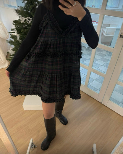 🎄Christmas ruffle dress