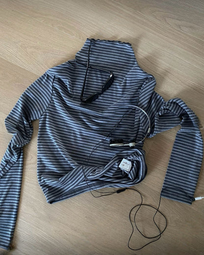 🍡softy stripe top