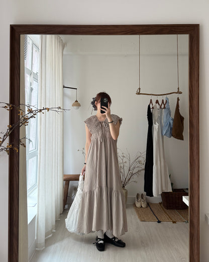 Mina shirring dress