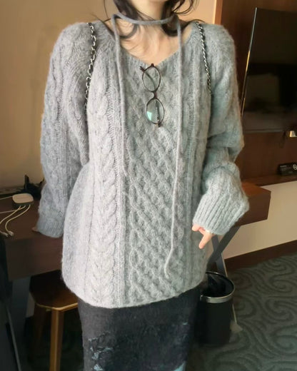 Tina sweater(With belt)