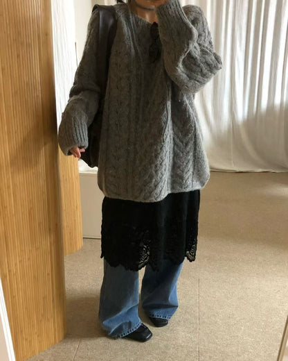 Tina sweater(With belt)