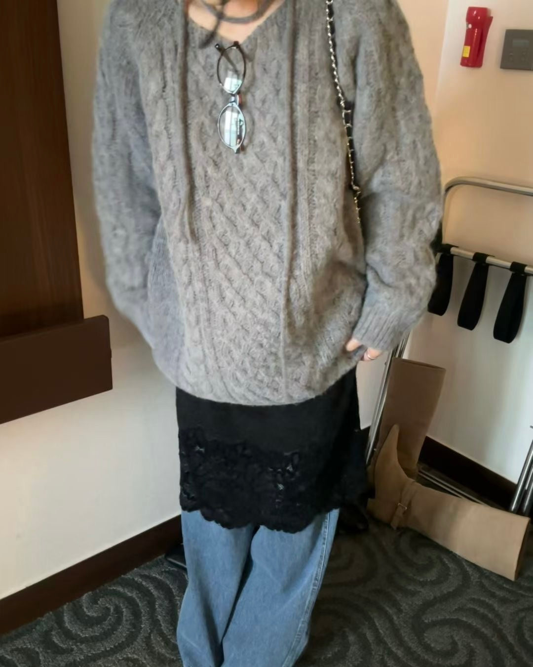 Tina sweater(With belt)