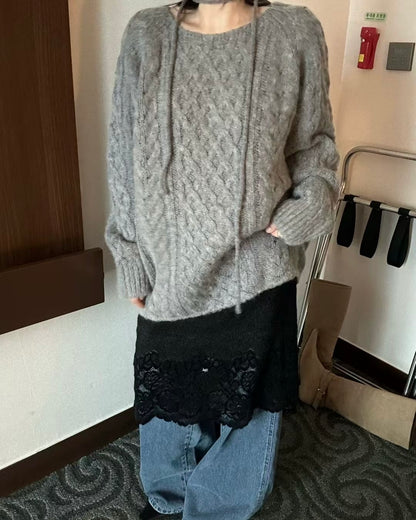 Tina sweater(With belt)