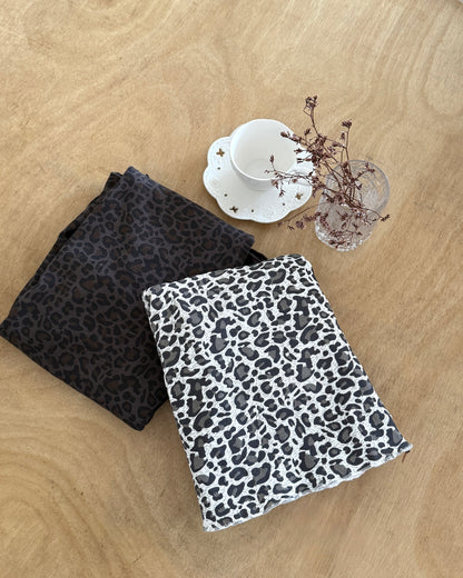 卷卷邊豹紋裙🐆