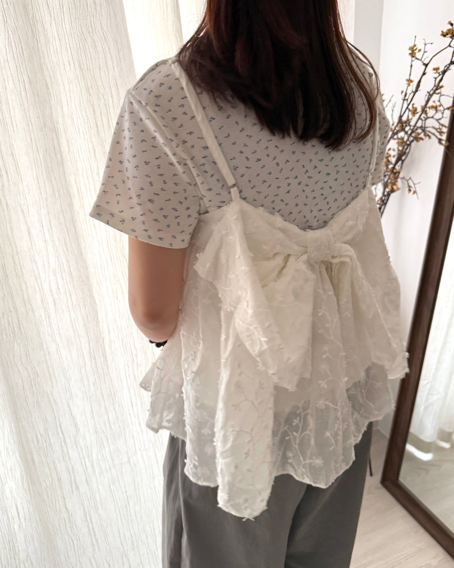 粒粒碎花上衣