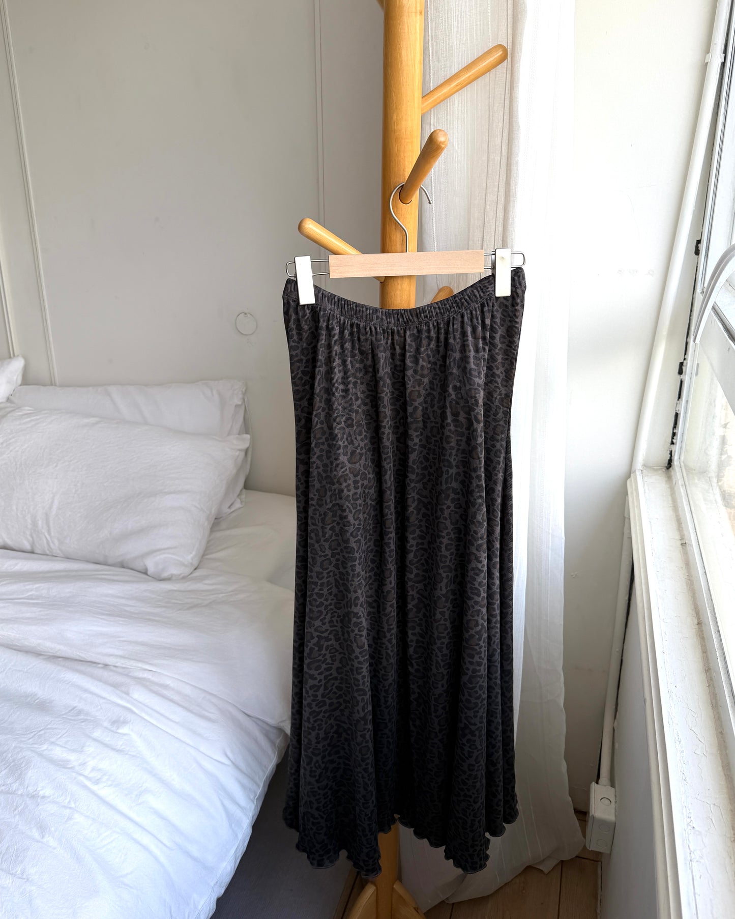 卷卷邊豹紋裙🐆