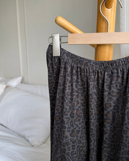 卷卷邊豹紋裙🐆