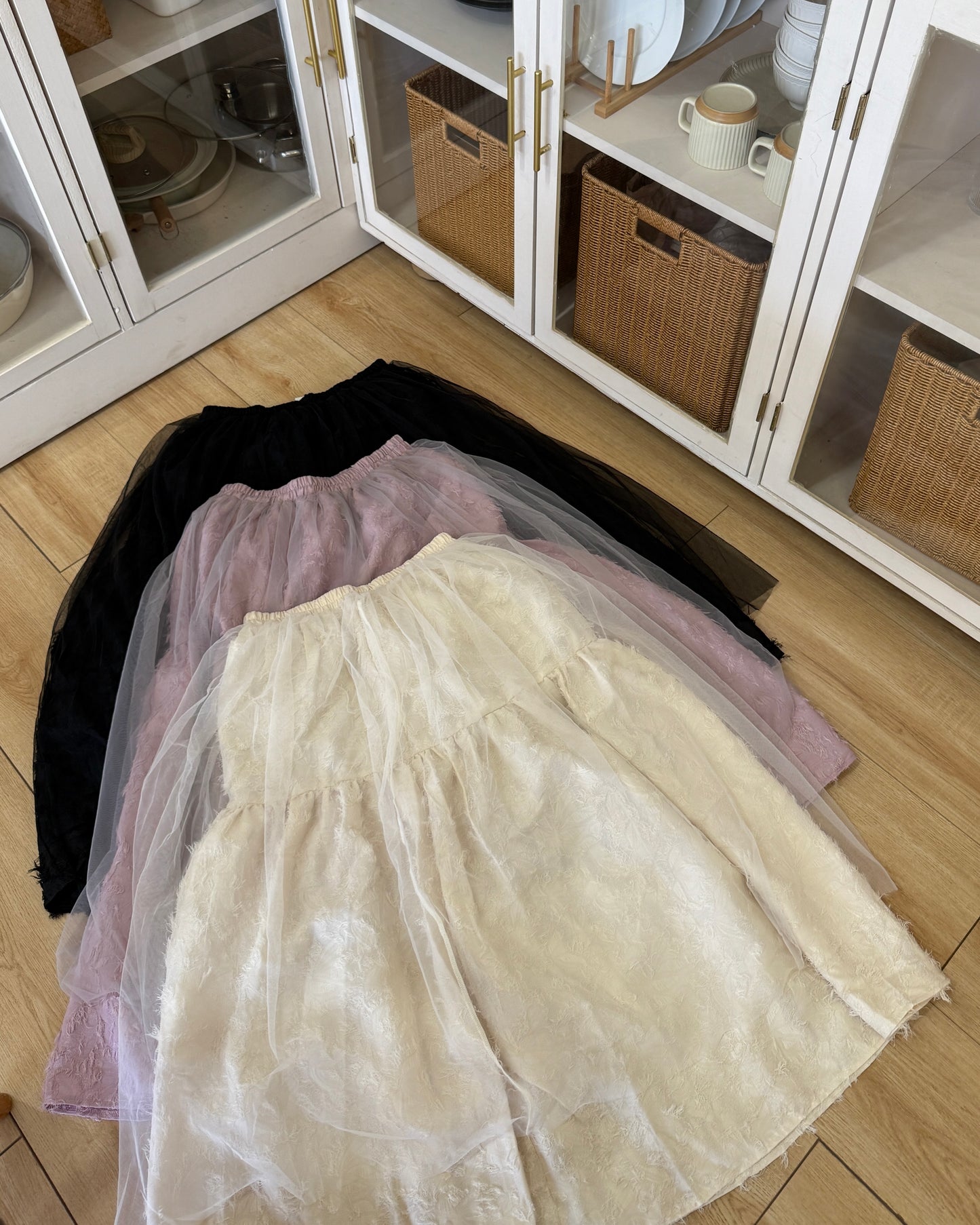 🏸momo layered skirt