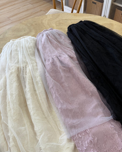 🏸momo layered skirt