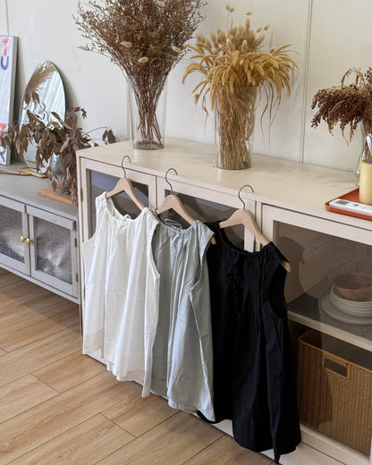 摺摺蝴蝶結背心