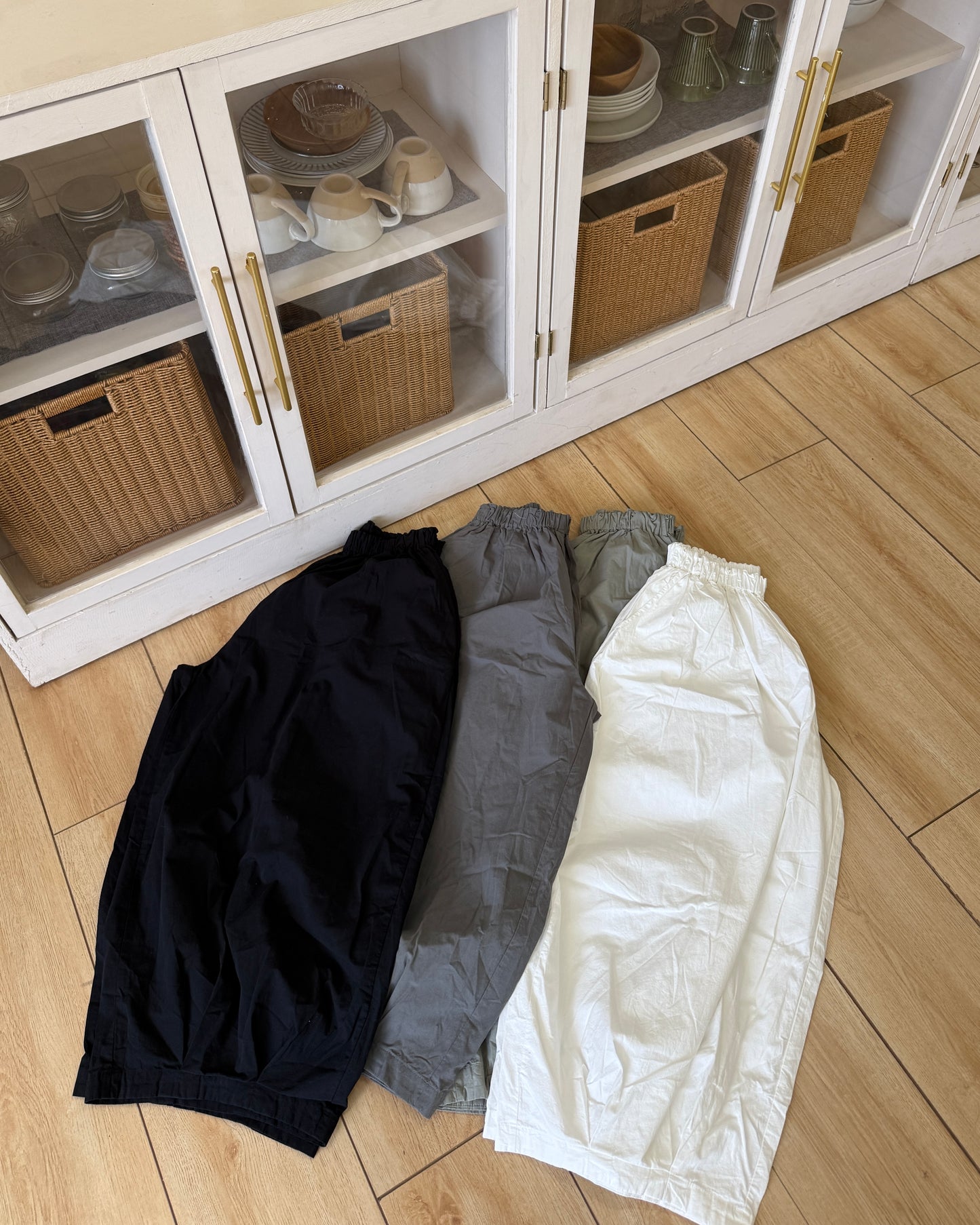 👷QQ工裝闊腿氣球褲