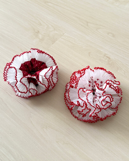 🍎apple color scrunchie