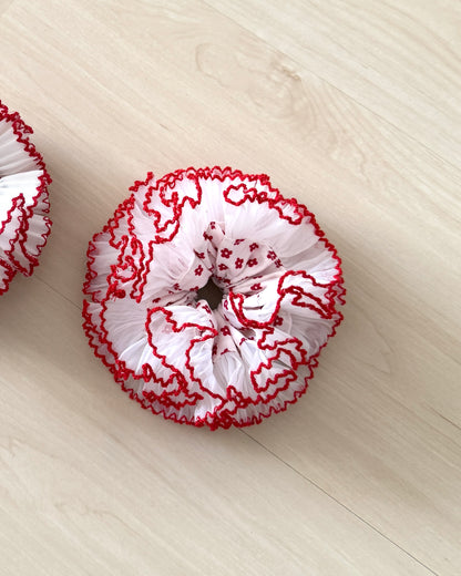 🍎apple color scrunchie