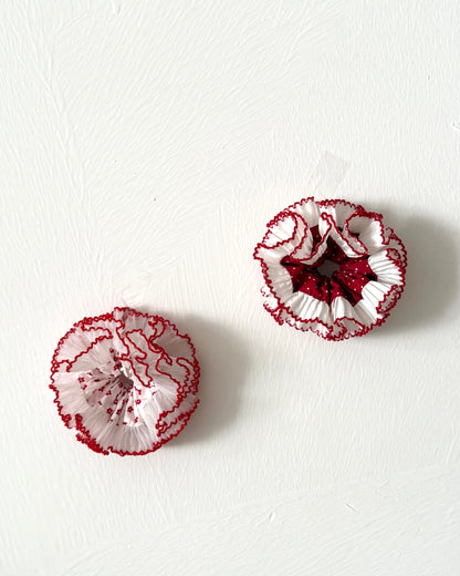 🍎apple color scrunchie