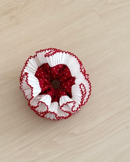 🍎apple color scrunchie