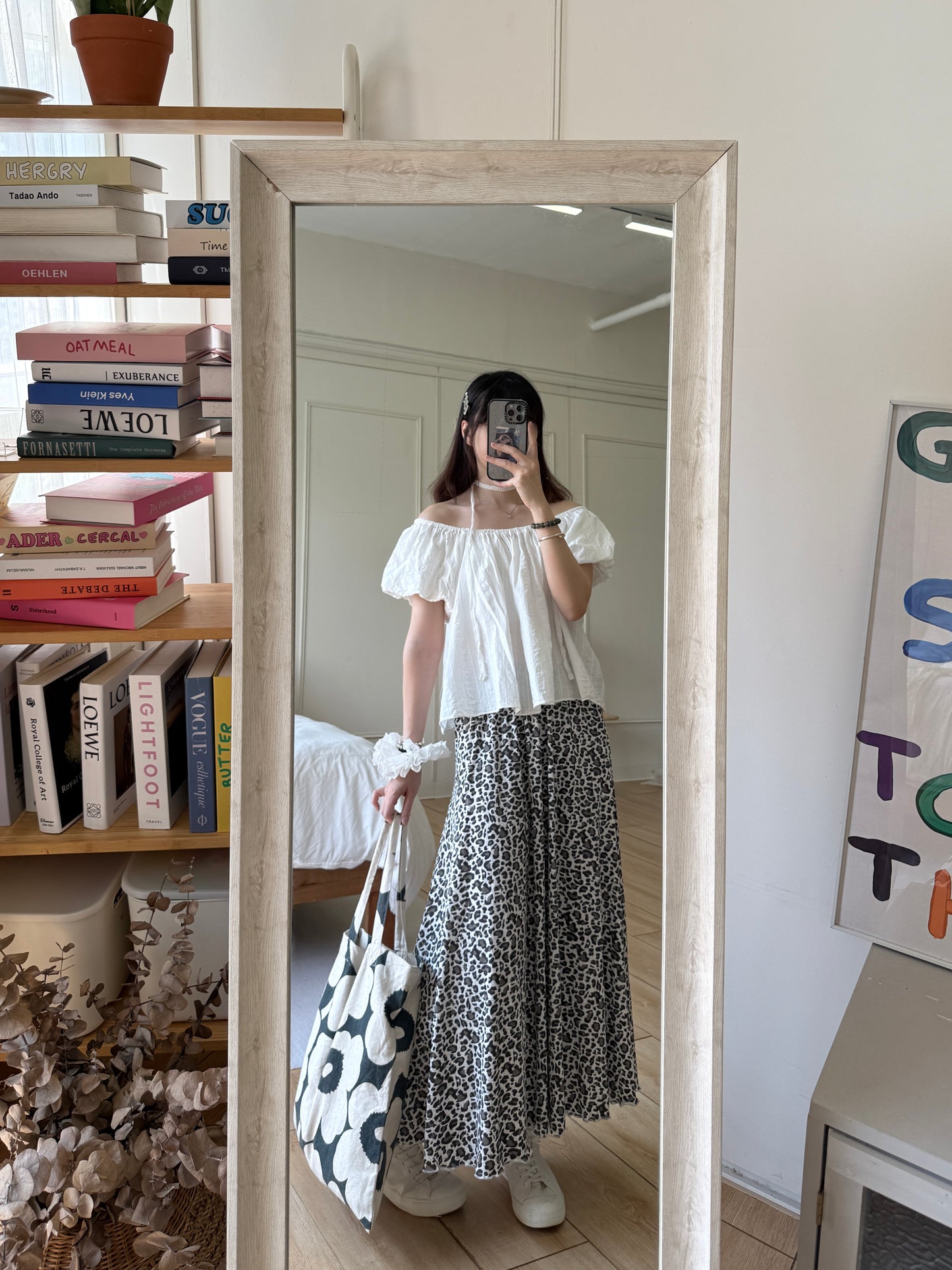 卷卷邊豹紋裙🐆