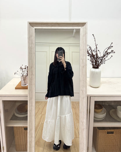 Luna ruffle blouse