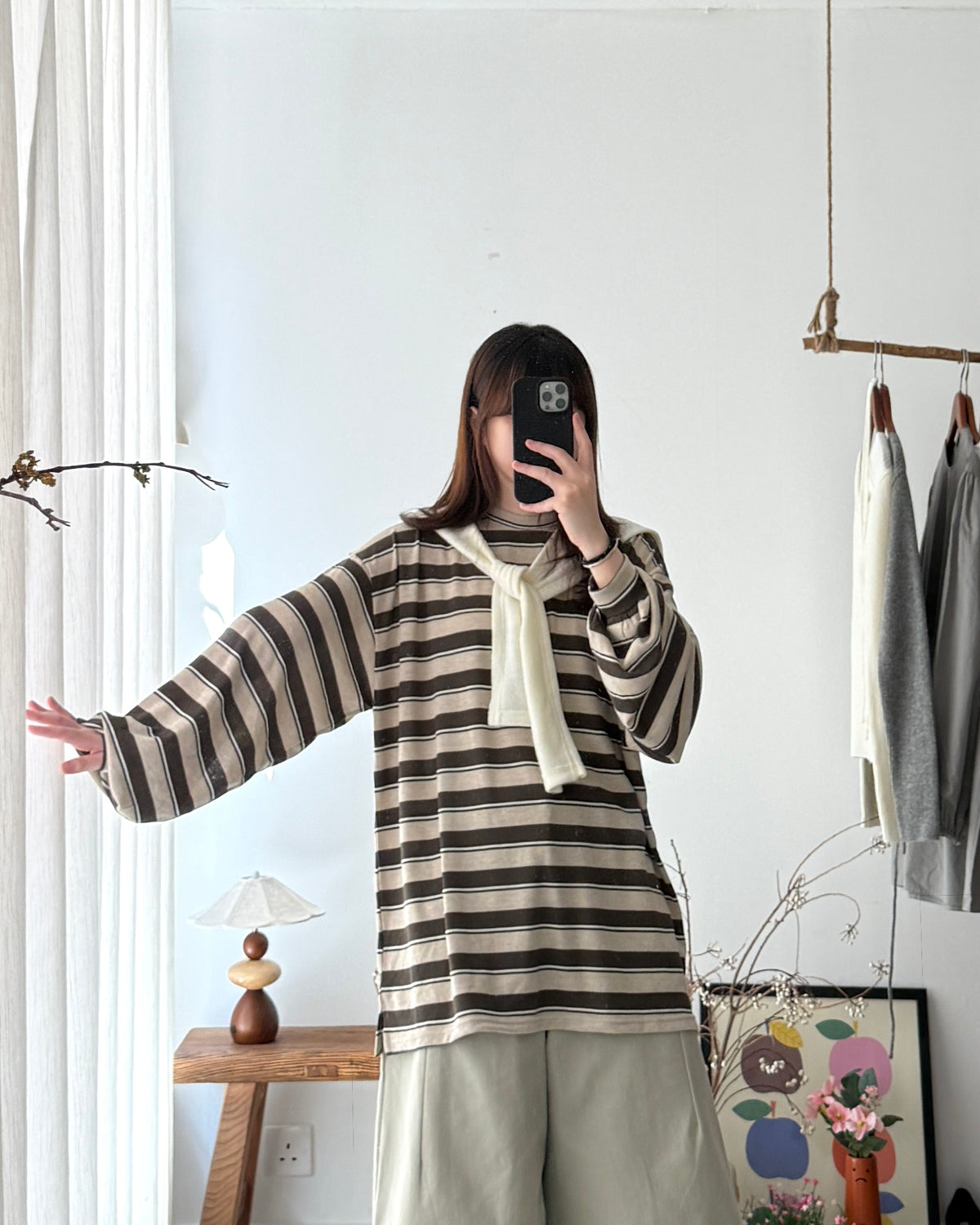Saturn oversized top(慵懶feel!!)