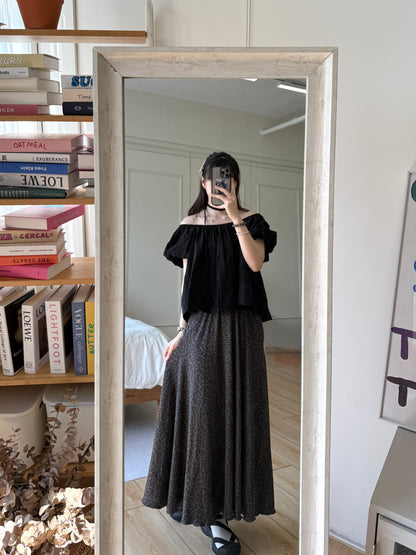 卷卷邊豹紋裙🐆