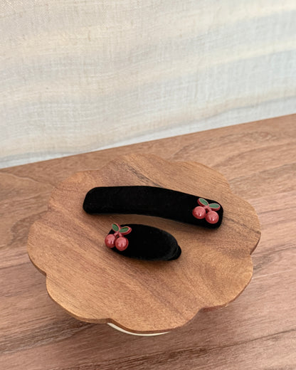 Cherry hairpin set
