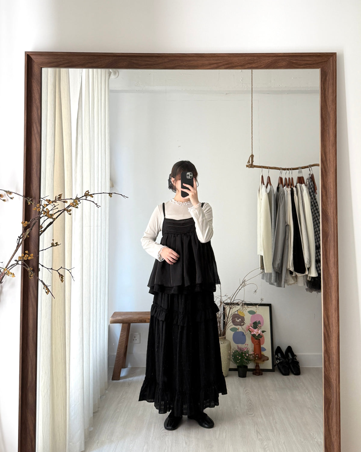Charlie ruffle skirt