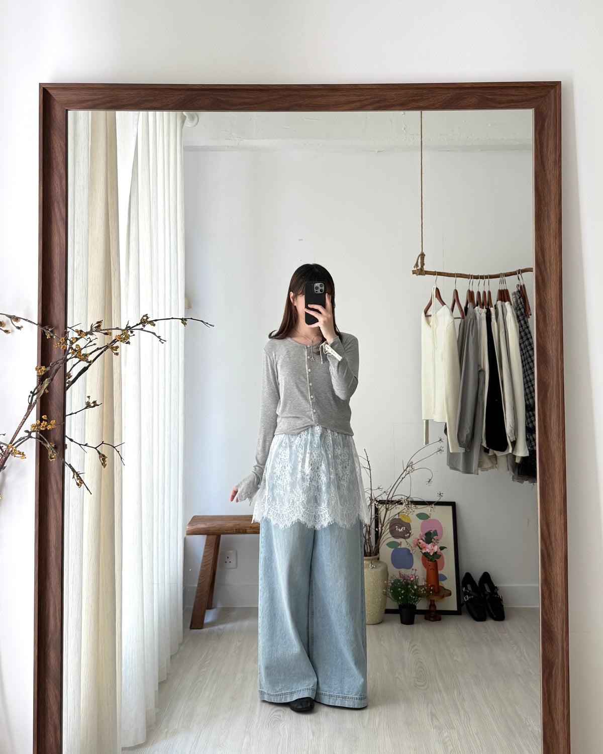 Opal lace camisole