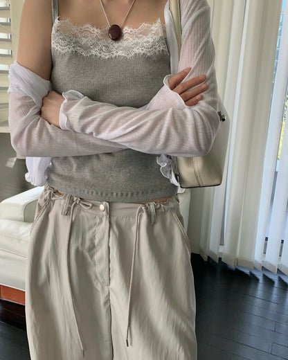 August strap top