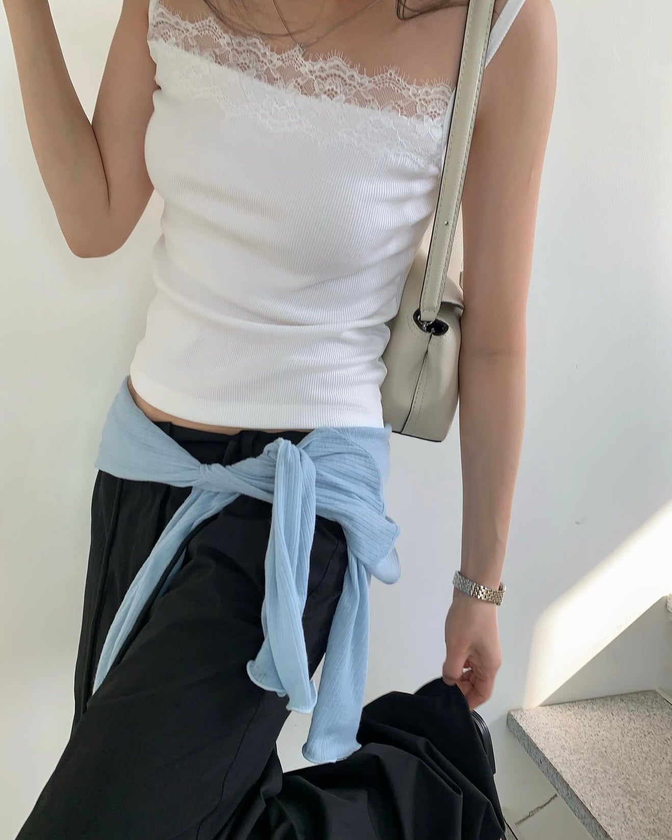 August strap top