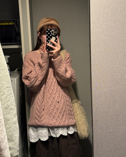 Tina sweater(With belt)