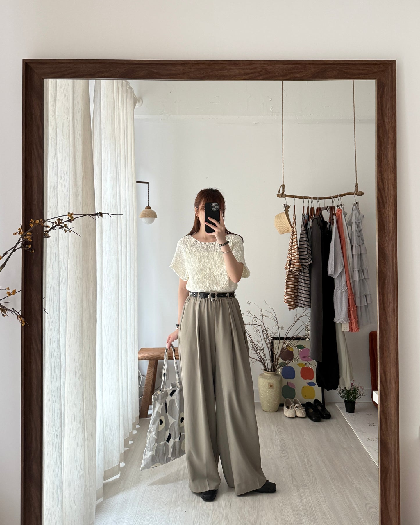Circle knit top