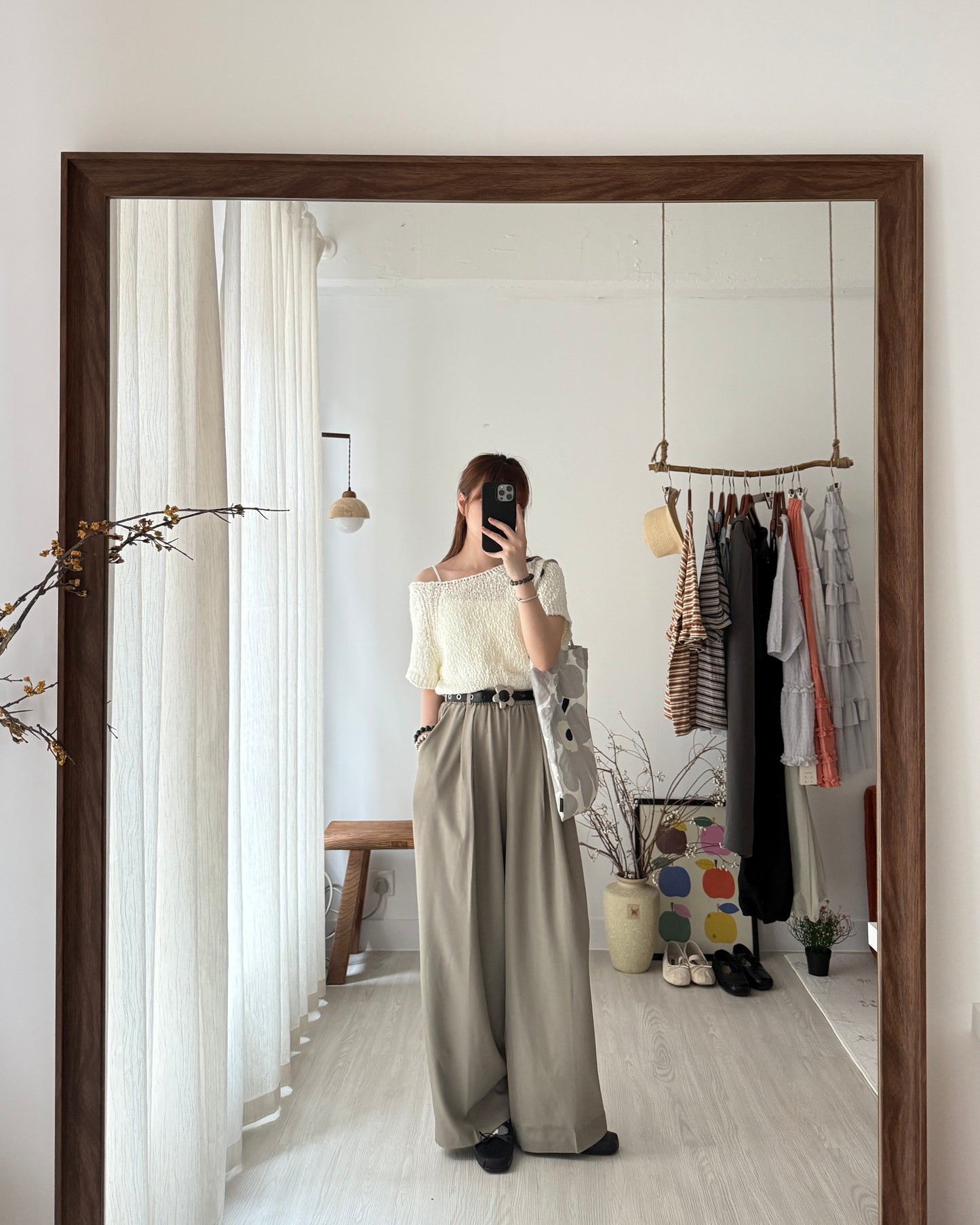 Circle knit top