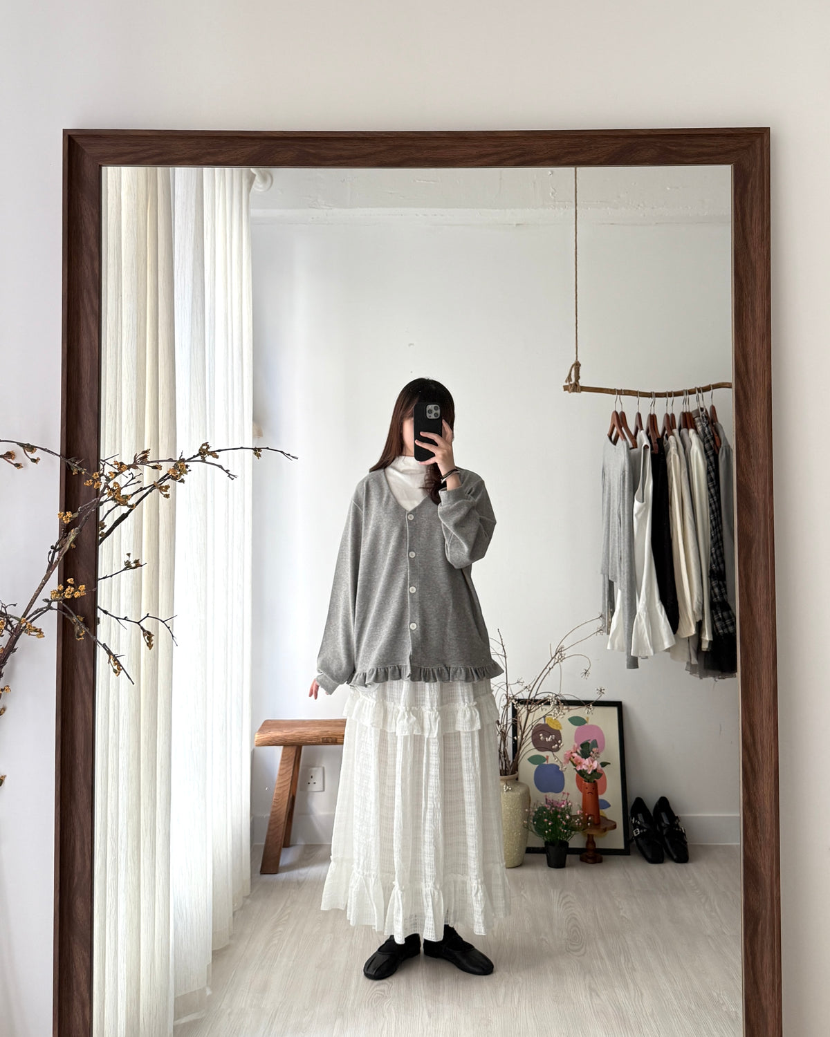 Charlie ruffle skirt