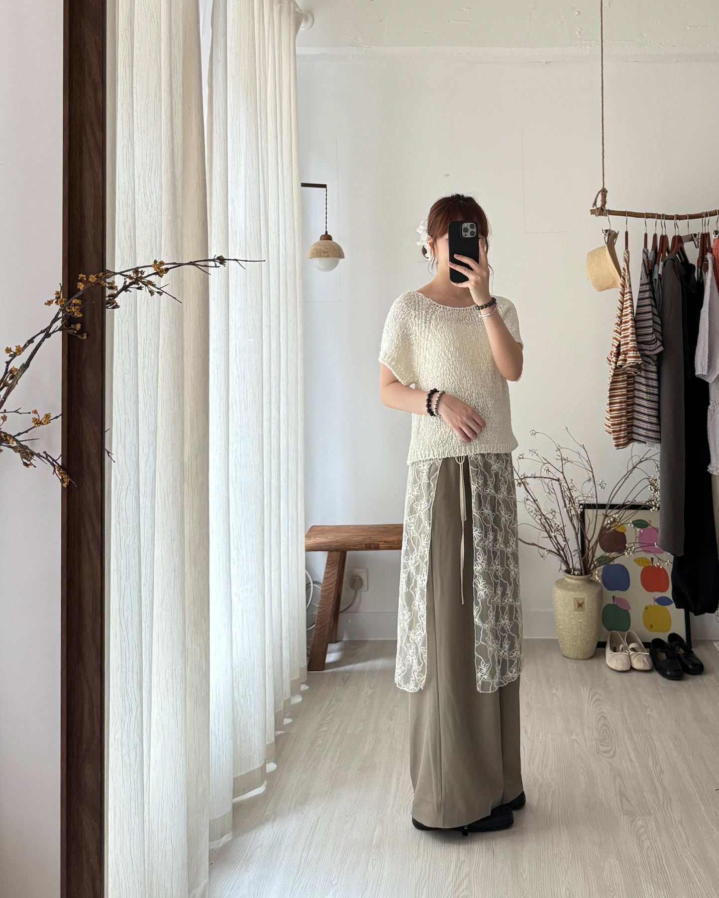 Flower lace layer