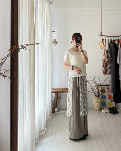 Flower lace layer