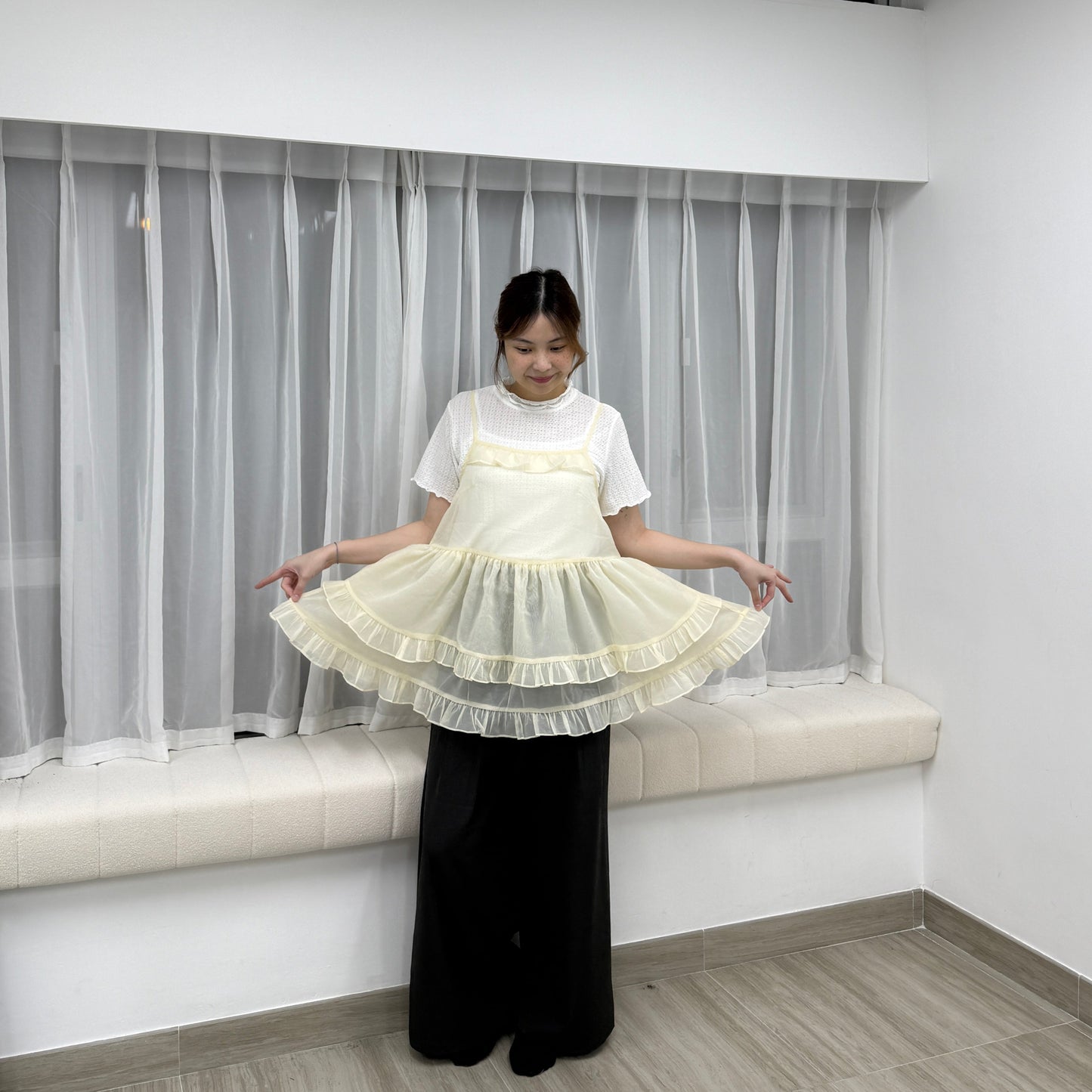 🩰綁帶寬鬆西褲