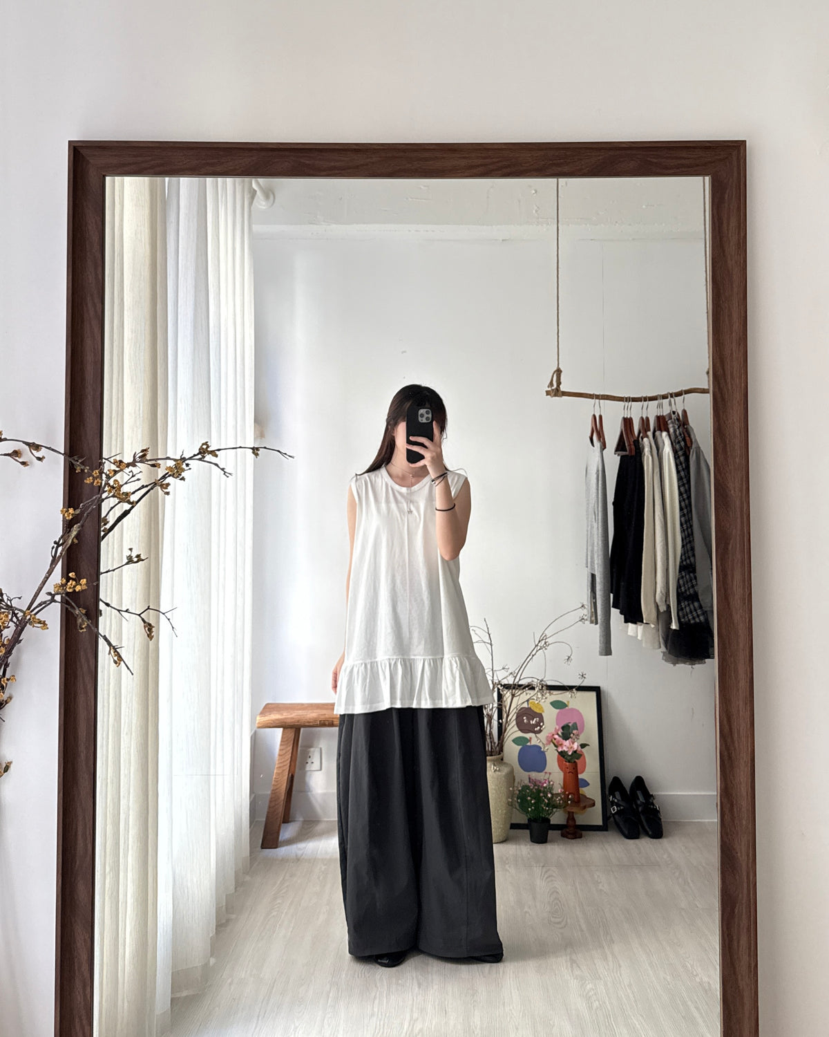 Daily ruffle tank