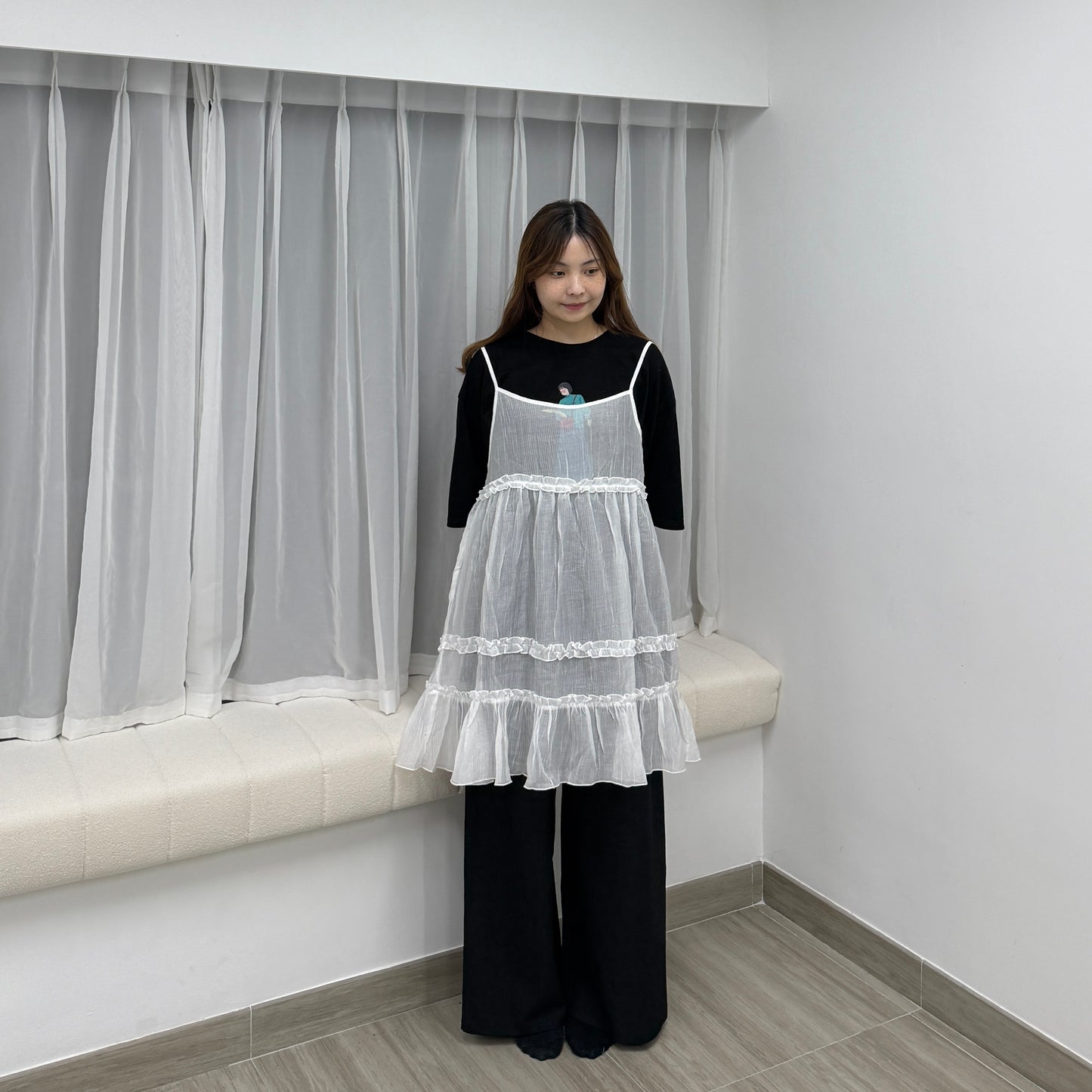 🩰綁帶寬鬆西褲