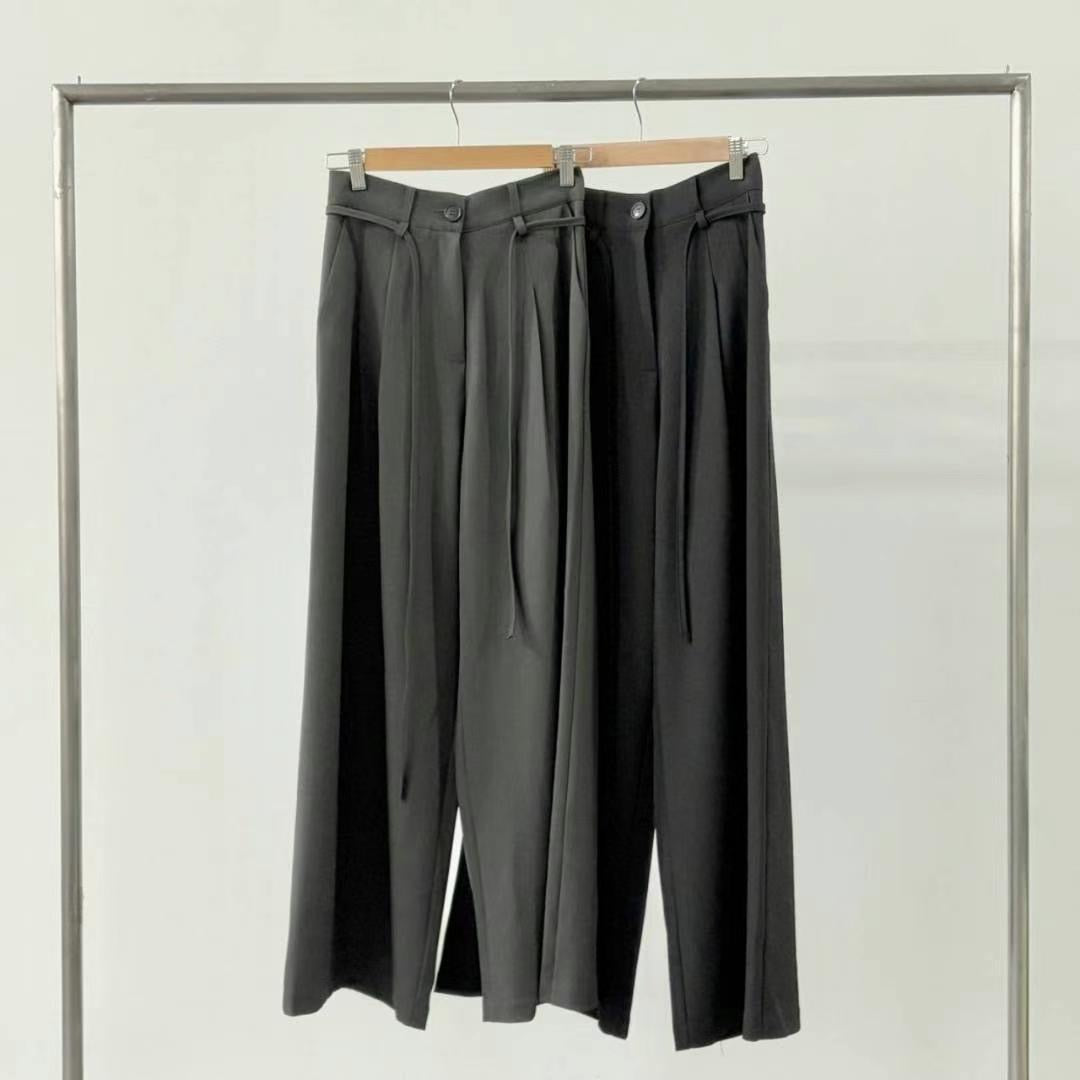 🩰綁帶寬鬆西褲