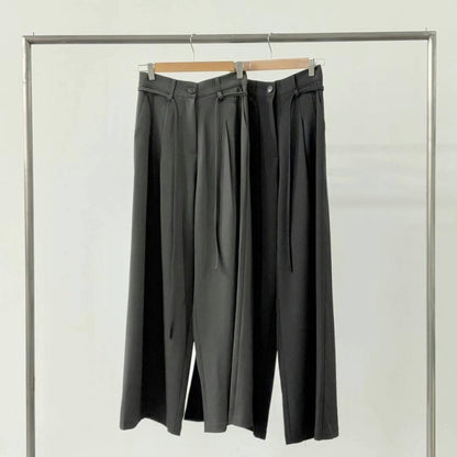 🩰綁帶寬鬆西褲