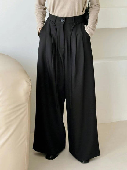 🩰綁帶寬鬆西褲