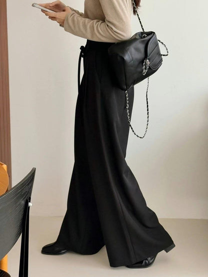 🩰綁帶寬鬆西褲